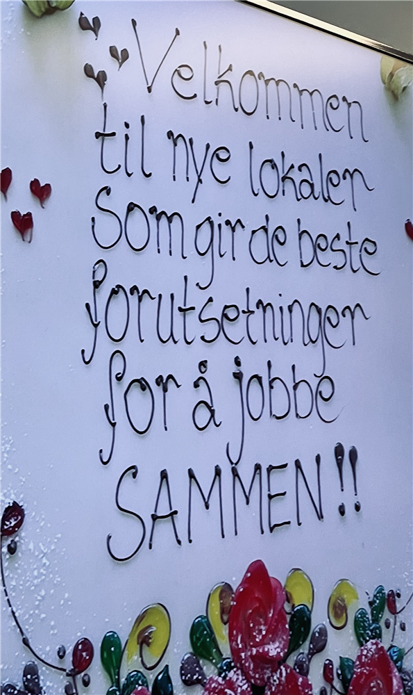 &quot;Velkommen til nye lokaler som gir de beste forutsetningene for å jobbe sammen&quot; - Klikk for stort bilde